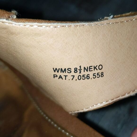 REPORT Neko tassel side tan wedges open toe - Picture 9 of 9